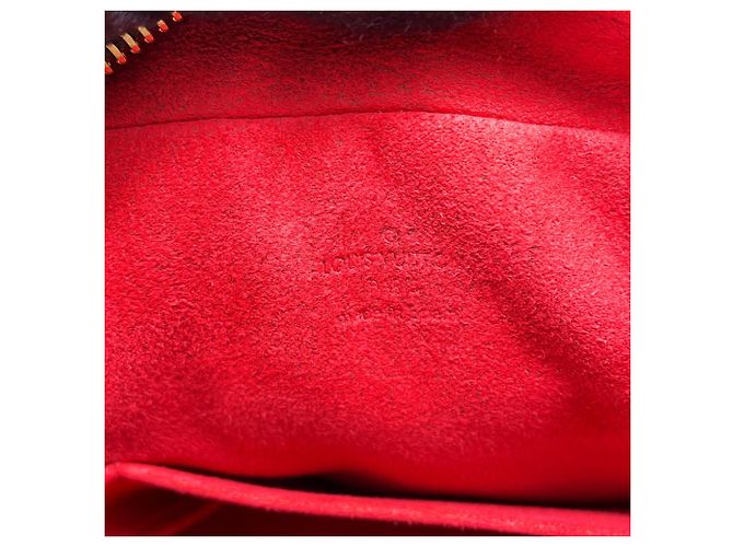 Borsa Louis Vuitton Damier Ebene Duomo Rosso - vista 17