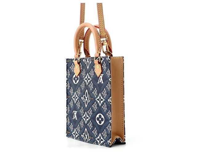 Louis Vuitton Monogram Handtasche Blau - Ansicht 2