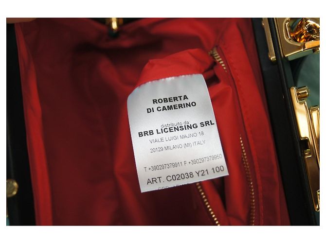 Borsa a mano Roberta di Camerino in pelle nera - vista 12