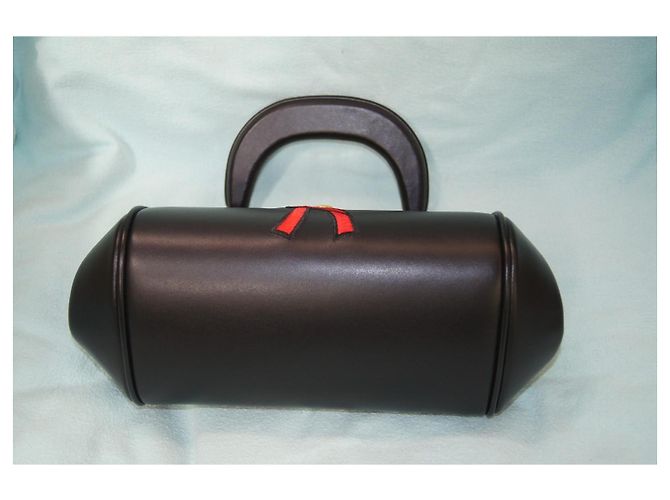 Borsa a mano Roberta di Camerino in pelle nera - vista 7