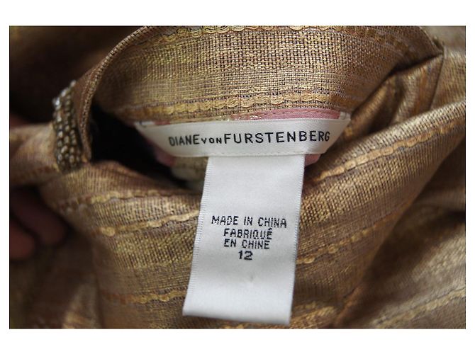 Chaqueta Reversible Diane Von Furstenberg Estampado Floral Multicolor Dorado - vista 12