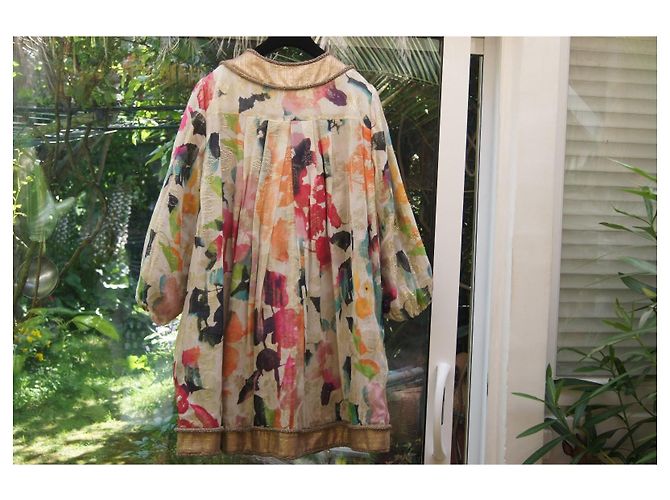 Chaqueta Reversible Diane Von Furstenberg Estampado Floral Multicolor Dorado - vista 2
