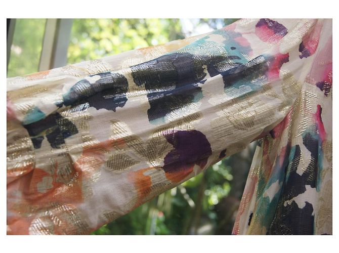 Chaqueta Reversible Diane Von Furstenberg Estampado Floral Multicolor Dorado - vista 6