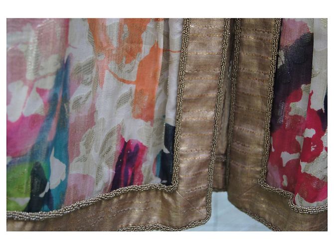Chaqueta Reversible Diane Von Furstenberg Estampado Floral Multicolor Dorado - vista 7