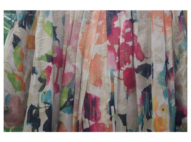 Chaqueta Reversible Diane Von Furstenberg Estampado Floral Multicolor Dorado - vista 8