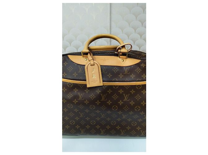 Keepall Louis Vuitton Monogram Reisetasche Braun Monogramm - Ansicht 10