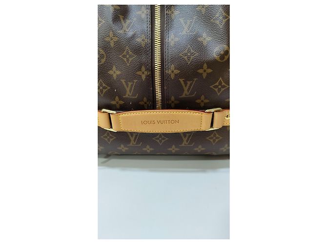 Keepall Louis Vuitton Monogram Reisetasche Braun Monogramm - Ansicht 11
