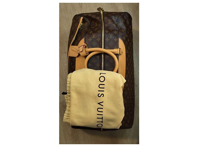 Keepall Louis Vuitton Monogram Reisetasche Braun Monogramm - Ansicht 3