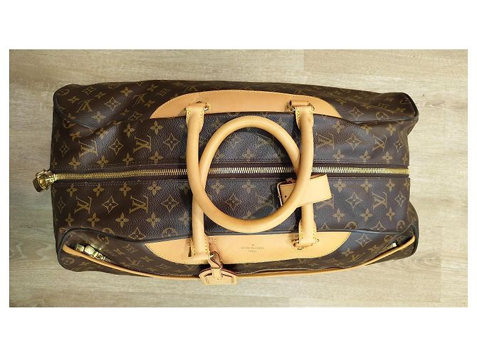 Keepall Louis Vuitton Monogram Reisetasche Braun Monogramm - Ansicht 4