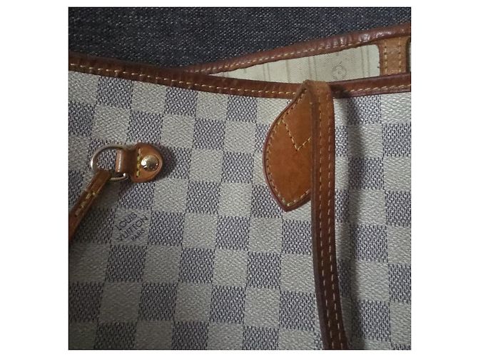 Louis Vuitton Neverfull MM Damier Azur Borsa Tote Damier ebene - vista 10