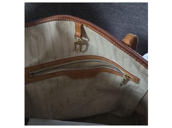 Louis Vuitton Neverfull MM Damier Azur Borsa Tote Damier ebene - vista 6