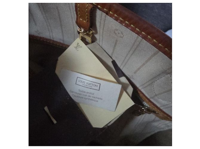 Louis Vuitton Neverfull MM Damier Azur Borsa Tote Damier ebene - vista 7