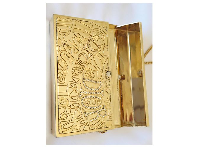 Christian Dior Minaudière Oro Pezzo d'Archivio D'oro - vista 10