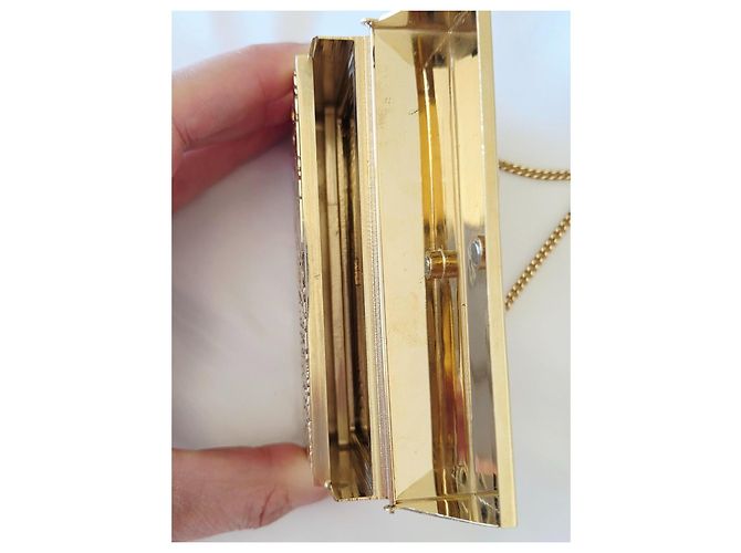 Christian Dior Minaudière Oro Pezzo d'Archivio D'oro - vista 11