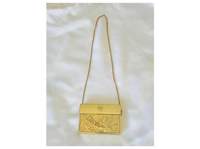 Christian Dior Minaudière Oro Pezzo d'Archivio D'oro - vista 2