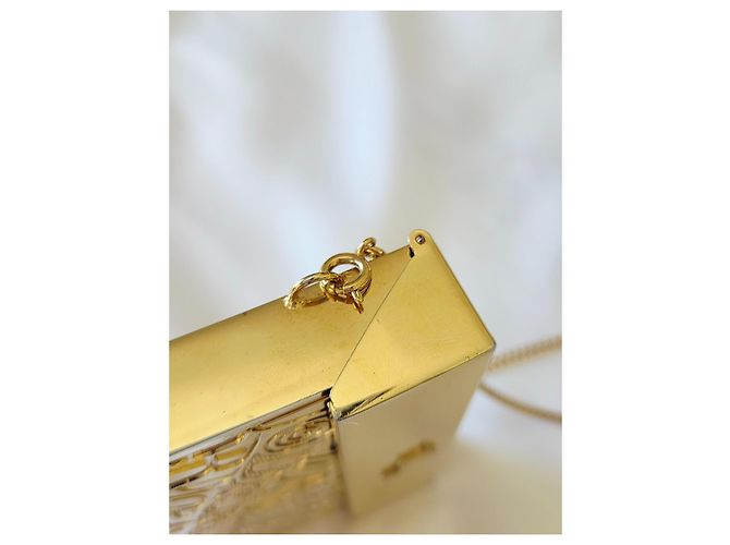 Christian Dior Minaudière Oro Pezzo d'Archivio D'oro - vista 8