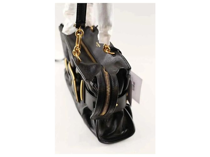 Balmain Bolso de hombro negro - vista 4