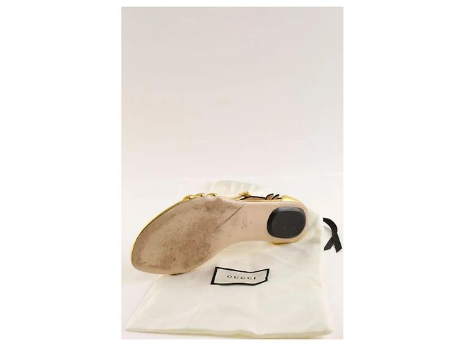 Gucci Sandali dorati D'oro - vista 7