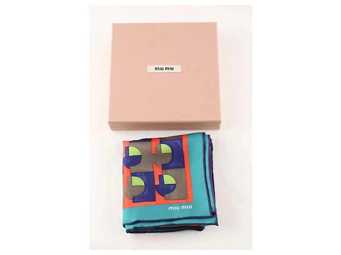 Miu Miu Mehrfarbiges Carré Mehrfarben - Ansicht 4