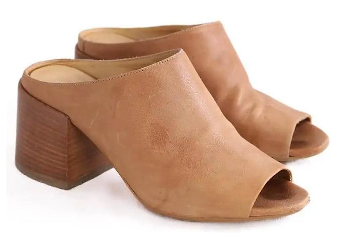 Maison Martin Margiela Mule color cammello - vista 3