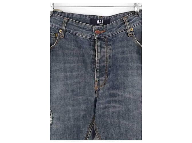 Raf Simons Jeans dritti blu - vista 2