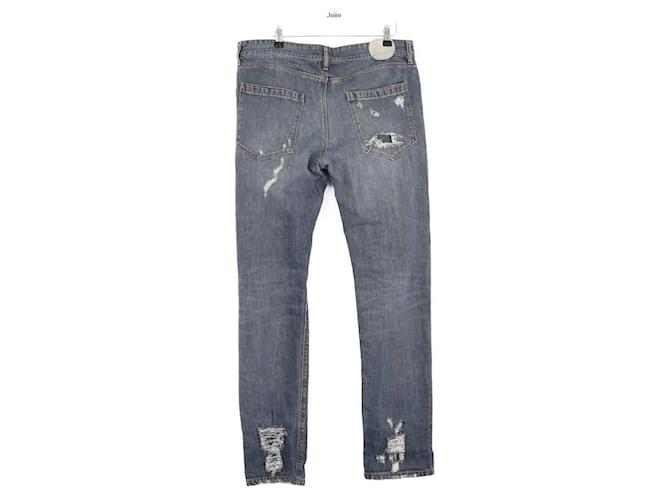 Raf Simons Jeans dritti blu - vista 3