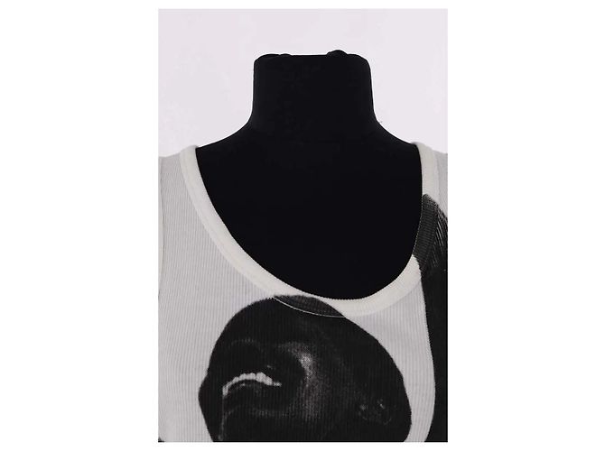 Paco Rabanne Top blanco sin mangas - vista 2