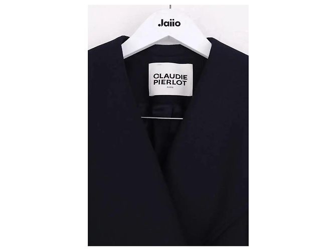 Claudie Pierlot Abrigo azul marino - vista 2
