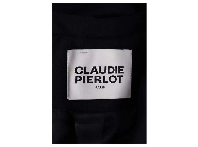 Claudie Pierlot Abrigo azul marino - vista 5