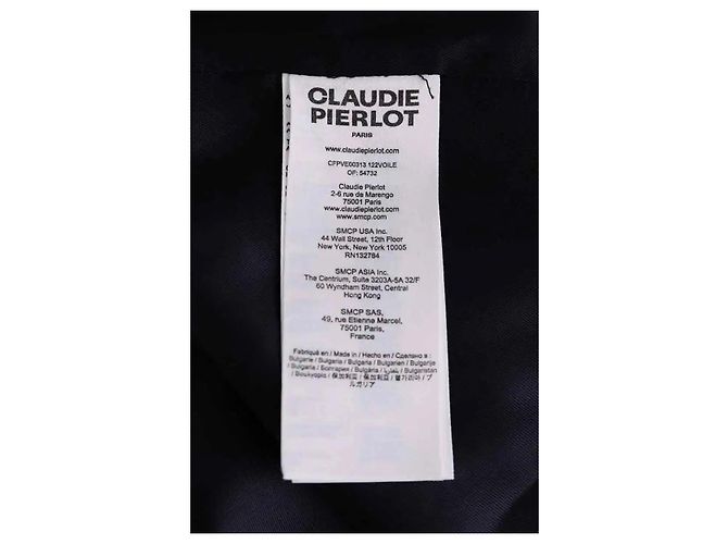 Claudie Pierlot Abrigo azul marino - vista 6