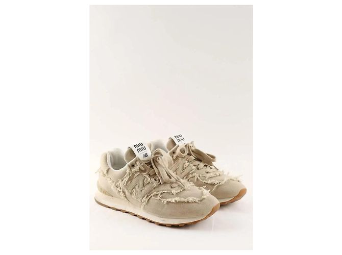 Miu Miu Beige Sneaker - Ansicht 3