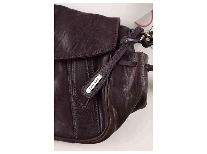 Miu Miu Lila Schultertasche - Ansicht 5