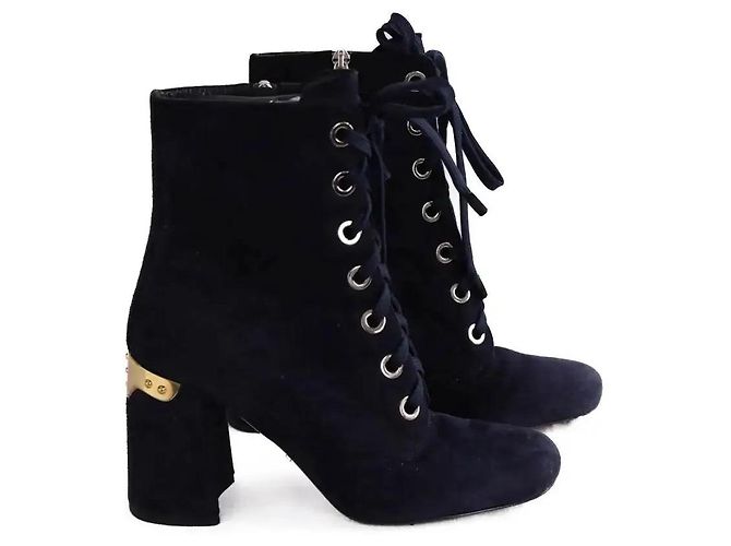 Prada Botas azul marino - vista 3