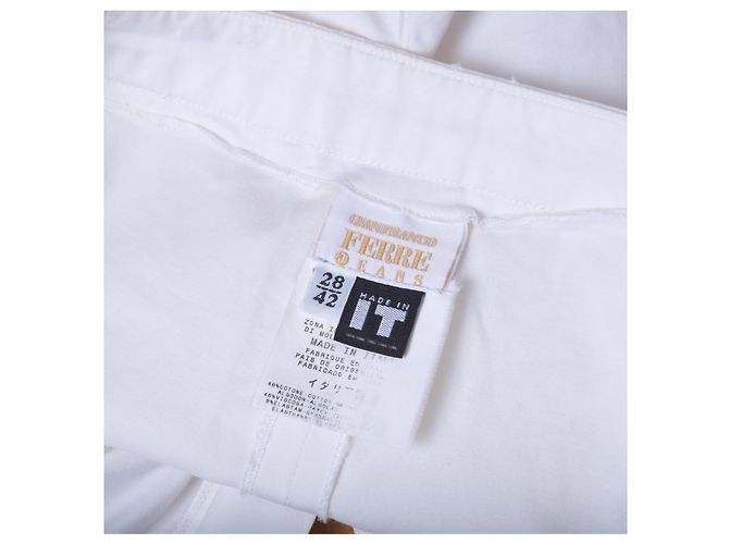 Gianfranco Ferré Short blanco Gianfranco Ferrè - vista 4
