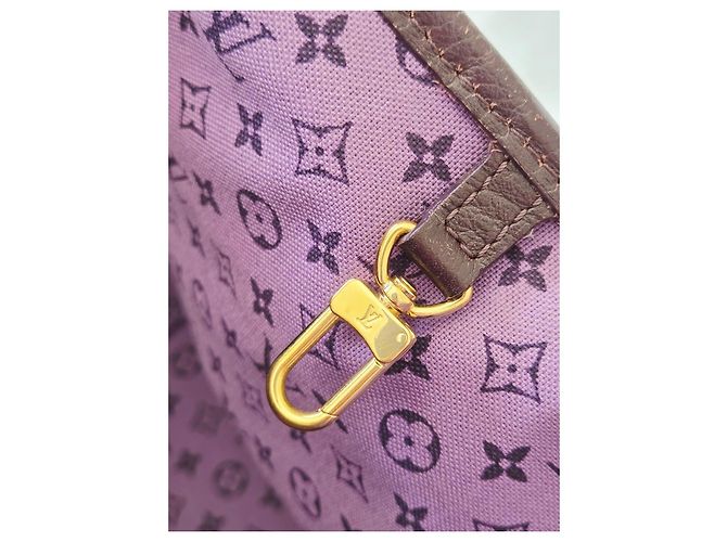 Neverfull Louis Vuitton Ailleurs Cabas Promenade PM Edición Limitada Verano 2011 Castaño Azul Multicolor Verde Amarillo Morado oscuro - vista 10