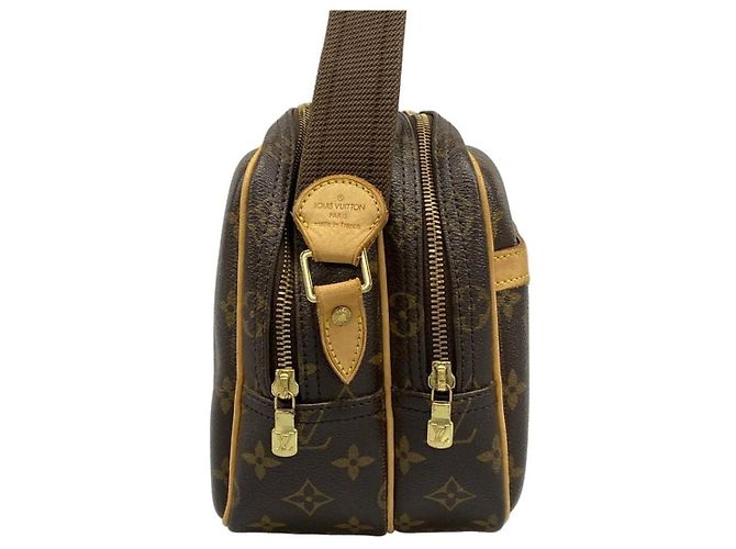 Louis Vuitton Reporter PM Castaño Dorado - vista 2