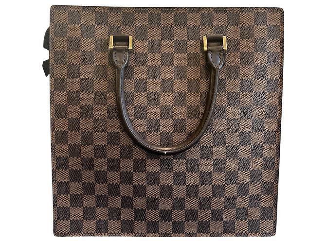 Borsa a mano piatta Venice Damier Ebene Louis Vuitton 1994 - vista 4