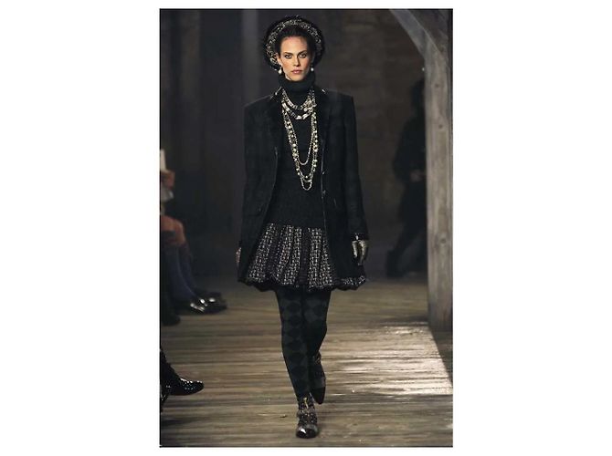 Timeless Abrigo azul Chanel Métiers d'Arts Paris/Edimbourg - vista 2