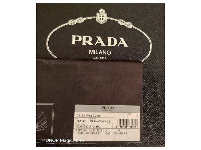 Sneakers Prada Nero-Voyage Nero e Blu - vista 14