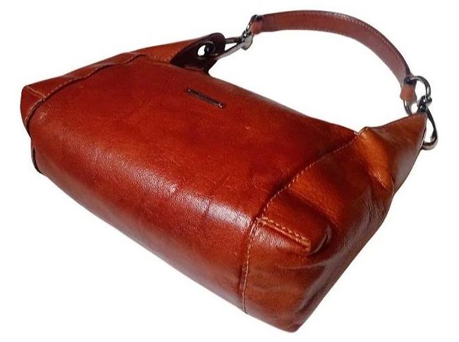 Gucci Borsa Hobo in pelle marrone - vista 5