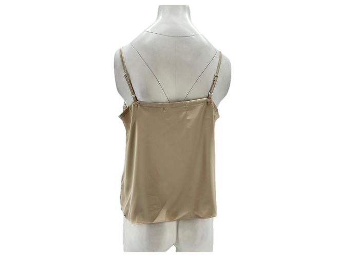 Autre Marque Beiges Camisole mit rosa Spitze - Ansicht 2