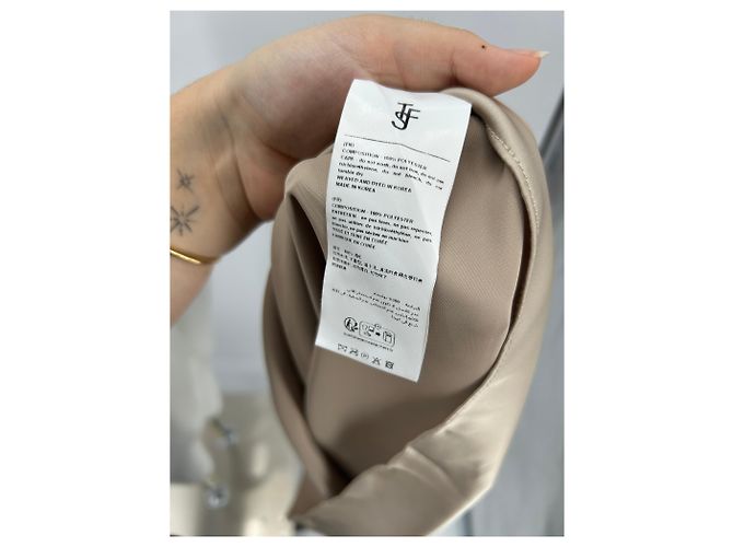 Autre Marque Beiges Camisole mit rosa Spitze - Ansicht 7