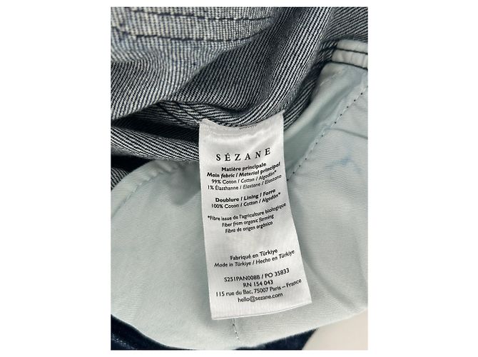 Vaqueros SéZane de algodón azul Talla 38 - vista 4