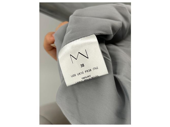 Autre Marque Blazer gris con raya blanca - vista 6