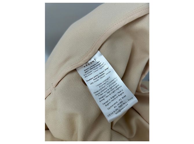 SéZane Trenchcoat Ecru Viscose Beige - Ansicht 6