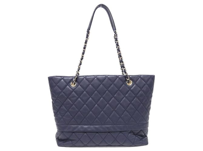 Timeless Borsa a Spalla Chanel Caviar Skin Blu - vista 2