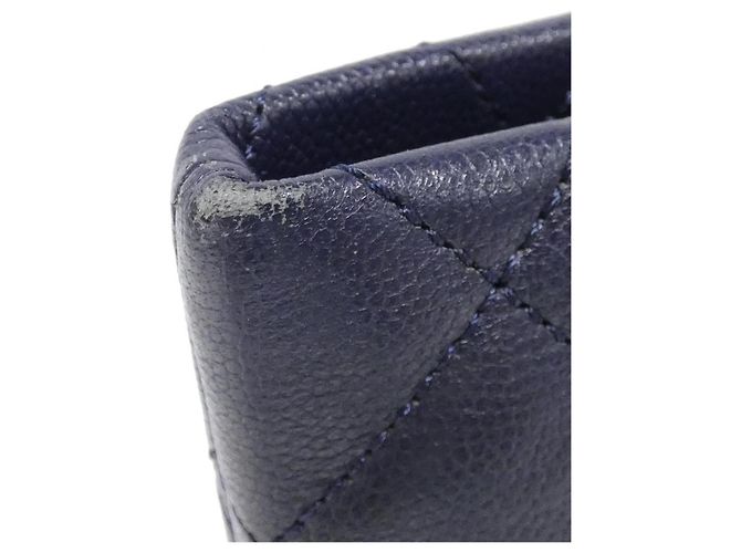 Timeless Borsa a Spalla Chanel Caviar Skin Blu - vista 4