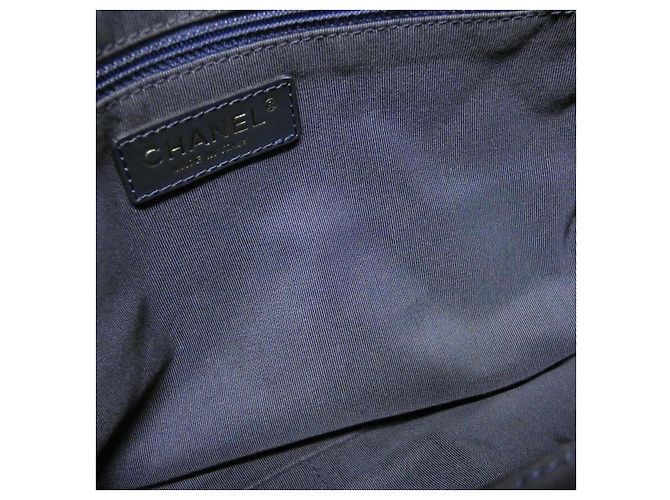 Timeless Borsa a Spalla Chanel Caviar Skin Blu - vista 8