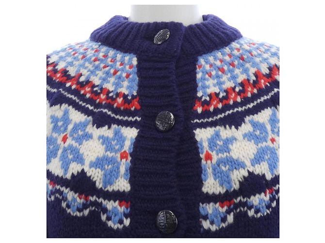 Timeless Cárdigan Chanel Azul - vista 6