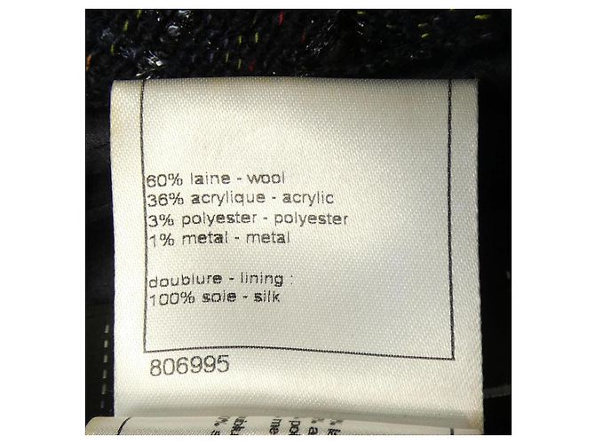 Timeless Chaqueta de punto Chanel Azul Azul marino - vista 3